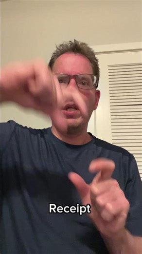 Learn how to sign SCAN and RECEIPT in ASL