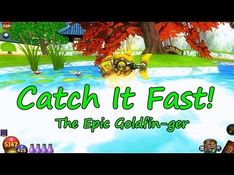 Wizard101: Fishing Catch It Fast - Epic Goldfin-ger