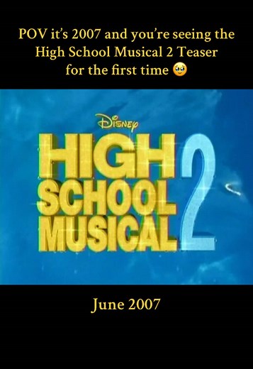 High School Musical 2 Teaser Recap from June 2007