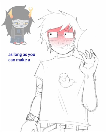 Dibujo de Vriska: Superando la pereza
