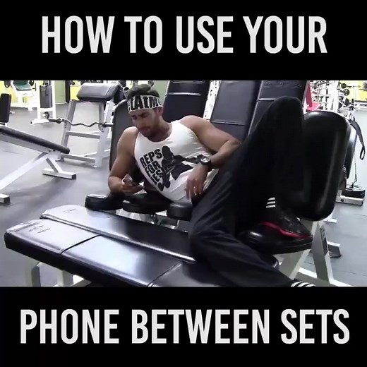 69K views · 606 reactions | How to use your phone between sets. | Bro Science | Facebook