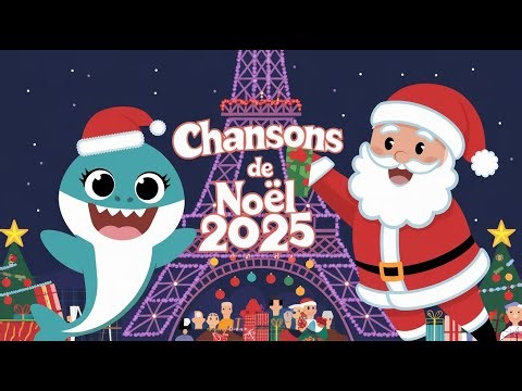 Baby Shark spécial Noël Chants français pour la famille 🎄 Chanson pour enfants 👶 Vidéos pour enfants
