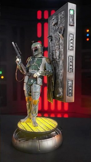 This $800 Star Wars Statue DEFIES GRAVITY! 🤯 | Boba Fett & Han Solo in Carbonite Unboxing