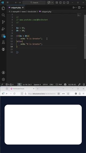 Compare Two Numbers in PHP – Who’s Greater? 🤔⚡