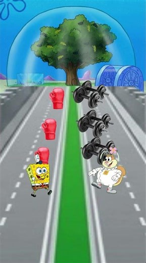 EPIC BATTLE SANDY VS SPONGEBOB: WHO WILL WIN?!😱 #vs