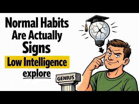 5 “Normal” Habits That Are Actually Signs of Low Intelligence (Psychology Explains)