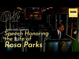 Senate Speech Honoring the Life of Rosa Parks (25 Oct 2005)