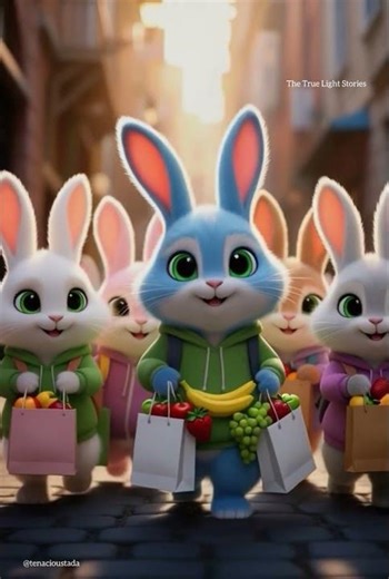 Cute Rabbit || Dancing Rabbit Shopping ||