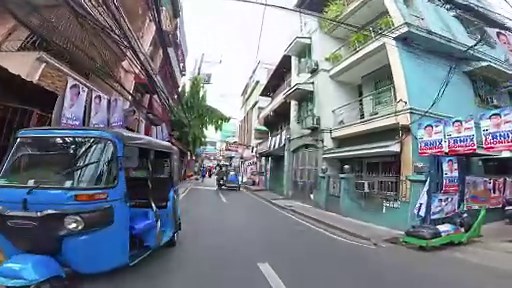 A Morning in Tondo on Wagas Street in Manila City in the Philippines