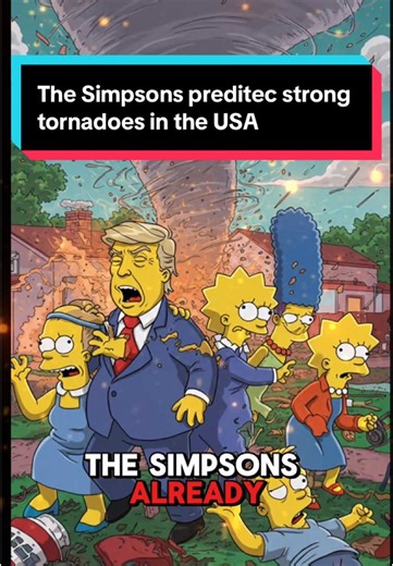 The Simpsons Predicted Strong Tornadoes in the USA