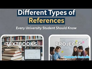 Different Types of References Every University Student Should Know