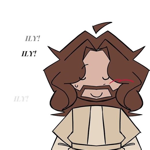 ILY 100 times! #jesus #roblox #art #tween #edit