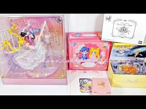 Unboxing Sailor Moon Toys: Usagi Tuxedo Mask Dancing Figure, Eternal Compact & More