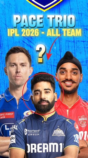 IPL 2026 All Team's - Best Fast Bowling Trio | Part 2