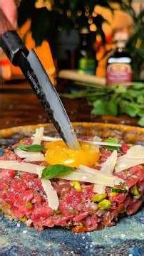 Tartare de bavette à l’italienne