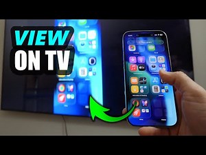 How to Connect & VIEW iPhone 17 to TV or Monitor Wirelessly