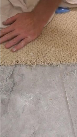Carpet to tile transition 🤩🤩🔥🔥 #diy #bathroom #tiling