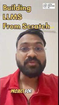 How LLMs Are Actually Built (From Scratch) #genai #llm #chatgpt #gemini #buildingllm