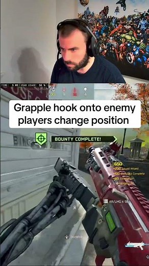 Use grapple hook to change position break camera angle. #callofduty #warzone #bo7 #cod #gaming