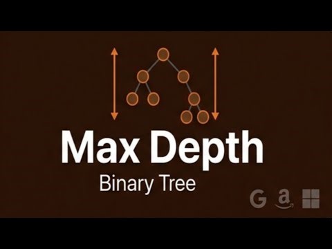 Max Depth of Binary Tree Leetcode problem with python 💯 in Hindi