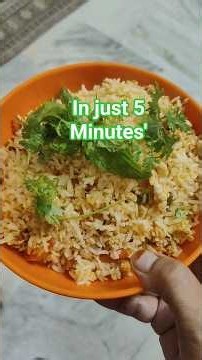 5 min. mei Desi Egg & Veg Fried Rice 🍳🥕 | Quick & Easy Recipe ⭐