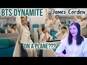 BTS ON JAMES CORDEN! "Dynamite" The Late Late Show REACTION!!