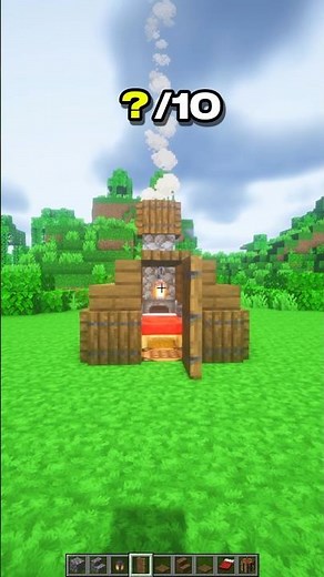 How to Make a Day 1 House in Minecraft – Survival Base | CupSapling #minecraft #shorts #easy