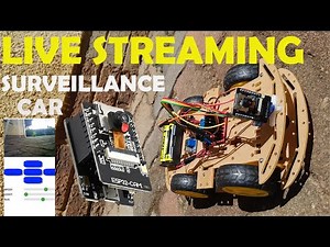 Build a Live Streaming Surveillance Car with ESP32-CAM | DIY Spy Bot!