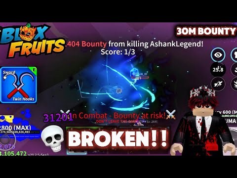 This Twin Hooks + Godhuman Combo Is BROKEN… (One Shot) | Blox Fruits PvP