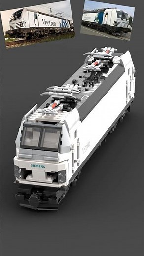 LEGO White Vectron 193 | LEGO MOC Train Build
