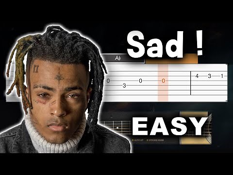 XXXTENTACION - SAD! - Guitar tutorial (TAB)