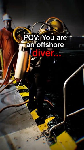 POV: You're an offshore diver 🤿🌊