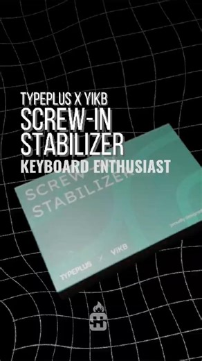 New Stabilizer just arrived! Please welcome the Typeplus x YiKB Screw-in Stabs #keyboard #typeplus
