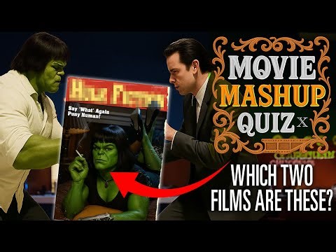 The Ultimate Movie Mash-up Quiz X - Can you guess the 2 films & the mashed-up movie in 10 secs?