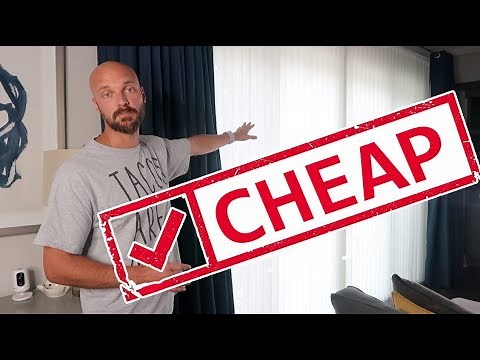 CHEAP Way to HANG Curtains & Drapes - DAD HACK