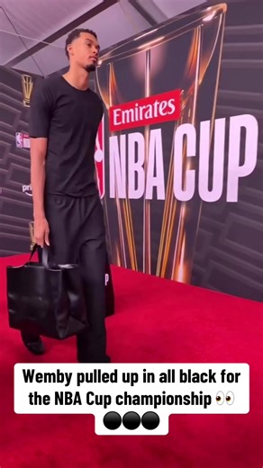 (via @NBA) #basketball #NBA #VictorWembanyama #Spurs #ESPNSocial | NBA Cup