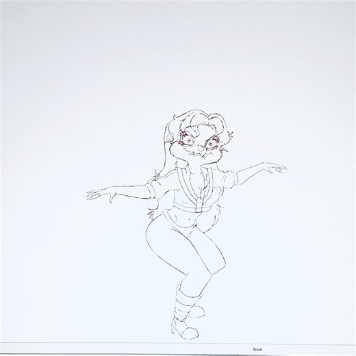 Scrubbing through more rough animation of Gracie’s Thriller routine #traditionalanimation #2danimator #framebyframeanimation #thriller #halloween | AMB Animation