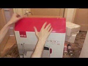 2nd Unboxing Elna 570A Sewing Machine Video Tutorial - How to Use Zipper Foot on The Sewing Machine