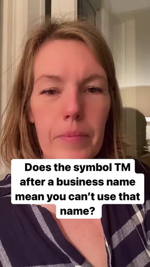 Does the symbol TM after a business name mean that it is a registered trademark and that you cannot use that name for your own business? It’s something that many small business owners get wrong, but the symbol TM after a business name means that the owner is claiming that there is an unregistered trademark on that name. 😳 If you were to use that same name in a competing business, then there is a chance that the owner of that name could bring a passing off claim against you if you are in a compe