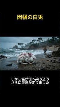 因幡の白兎【日本神話】皮を剥がれた白兎を救った神 #歴史