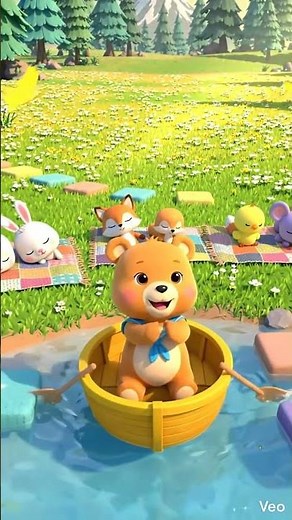 Row, Row, Row Your Boat (Teddy Version) | ‪@TinyCutieTV‬ Nursery Rhymes & Kids Songs #nurseryrhymes