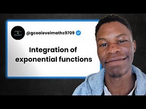 CIE A Level Maths 9709 - Integration of exponential functions