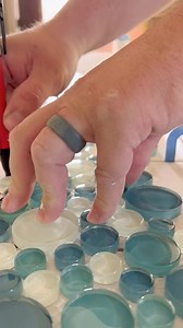 Scribing ceramic tiles for a glass mosaic decorative strip. #tile #construction #remodel #tiling #howto #diy | Crownetools