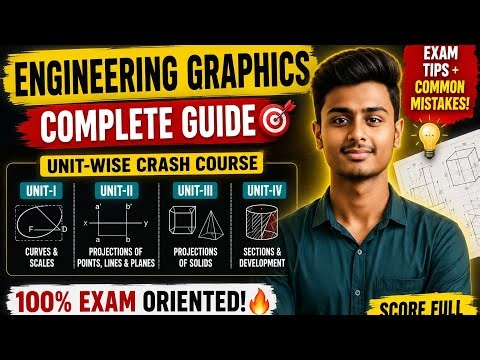 Engineering Graphics Exam Tips 🔥 | Important Questions + Common Mistakes 