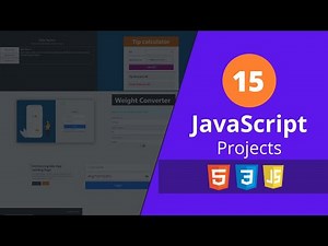 Build 15 Javascript Projects - From 100 Days Of Javascript Course