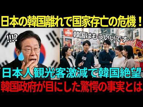 【海外の反応】「なぜ日本人は韓国に無関心なんだ！？」日本人観光客激減で韓国絶望→ボイコットを疑った韓国政府が目にした驚愕の事実とは