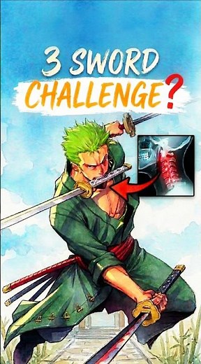 Kya Zoro Ki 3 Talwar Style Real Life Mein Possible Hai? (Science Explained) #anime #shorts