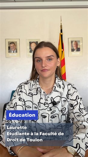 🎓 Aujourd’hui, on vous présente Laurette, étudiante en première année de Master Droit social à l’UFR Faculté de Droit de l’Université de Toulon. Elle nous raconte son parcours, d’où elle vient, et ce qu’elle apprécie sur son campus... 🎥 Découvrez son portrait en vidéo et plongez dans son quotidien d’étudiante ! #étudiants #droit #droitSocial #universitéToulon #metropoletpm #enseignementsupérieur #vieetudiante | Toulon Provence Méditerranée