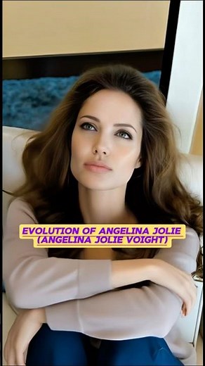 Evolution of Angelina Jolie #angelina #maleficent #famous #trend