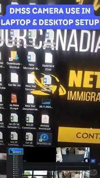 DMSS CAMERA USE IN LAPTOP & DESKTOP SETUP. #DMSS #DahuhaCamera #LaptopSetup #chandrayaan3